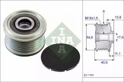 WILMINK GROUP wg1253678 -  Механизм свободного хода генератора
